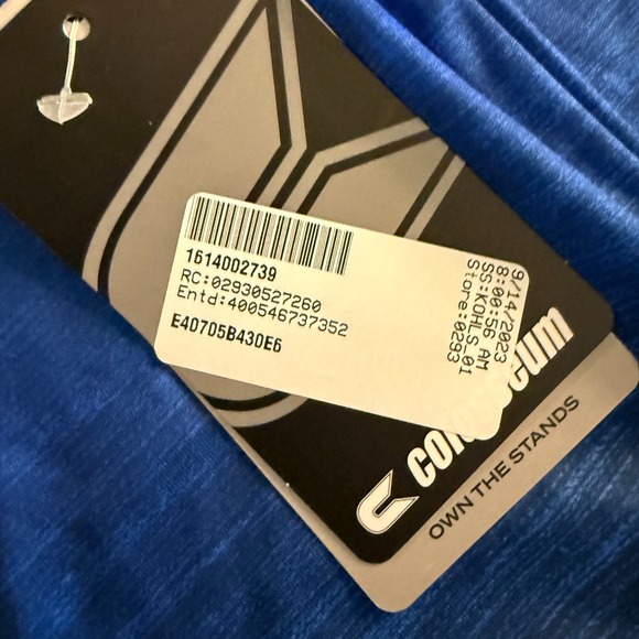 NEW! Colosseum Pitt Panthers Golf Polo Shirt Mens XL Blue Black Lightweight NWT - Picture 7 of 9